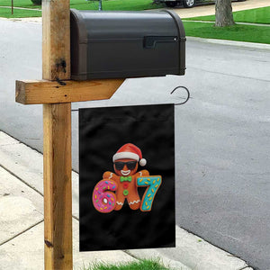 Funny 67 Meme Gingerbread Donut Garden Flag Cool Christmas Cookie Six Seven Santa Hat Sprinkles TS02 Print Your Wear