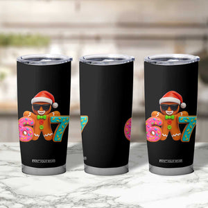 Funny 67 Meme Gingerbread Donut Tumbler Cup Cool Christmas Cookie Six Seven Santa Hat Sprinkles TS02 Print Your Wear