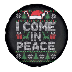 I Come In Peace Funny Christmas Matching Couple Spare Tire Cover Offensive Adult Humor Festive Holiday TS02 Print Your Wear