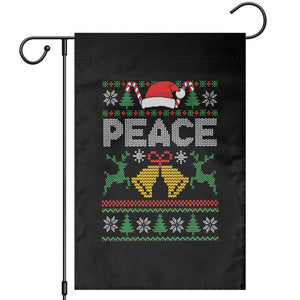 I am Peace Funny Christmas Matching Couple Garden Flag Offensive Adult Humor Festive Holiday TS02 Black Print Your Wear