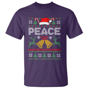 I am Peace Funny Christmas Matching Couple T Shirt Offensive Adult Humor Festive Holiday TS02 Purple Print Your Wear