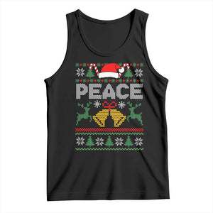I am Peace Funny Christmas Matching Couple Tank Top Offensive Adult Humor Festive Holiday TS02 Black Print Your Wear
