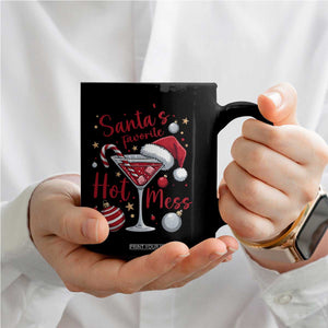 Funny Santa Favorite Hot Mess Coffee Mug Christmas Drinking Cocktail Lover TS02 Print Your Wear