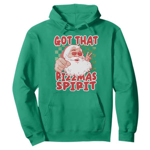 Funny Santa Rizz Christmas Hoodie Got That Rizzmas Spirit Retro Groovy TS02 Irish Green Print Your Wear