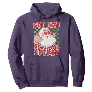 Funny Santa Rizz Christmas Hoodie Got That Rizzmas Spirit Retro Groovy TS02 Purple Print Your Wear
