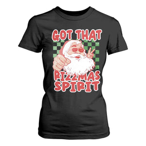 Funny Santa Rizz Christmas T Shirt For Women Got That Rizzmas Spirit Retro Groovy TS02 Black Print Your Wear