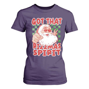 Funny Santa Rizz Christmas T Shirt For Women Got That Rizzmas Spirit Retro Groovy TS02 Purple Print Your Wear
