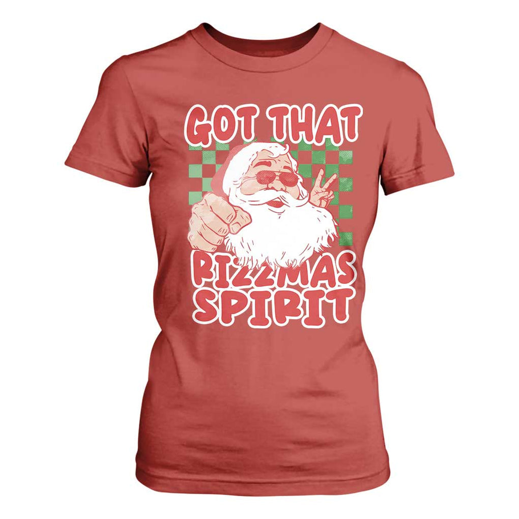 Funny Santa Rizz Christmas T Shirt For Women Got That Rizzmas Spirit Retro Groovy TS02 Red Print Your Wear