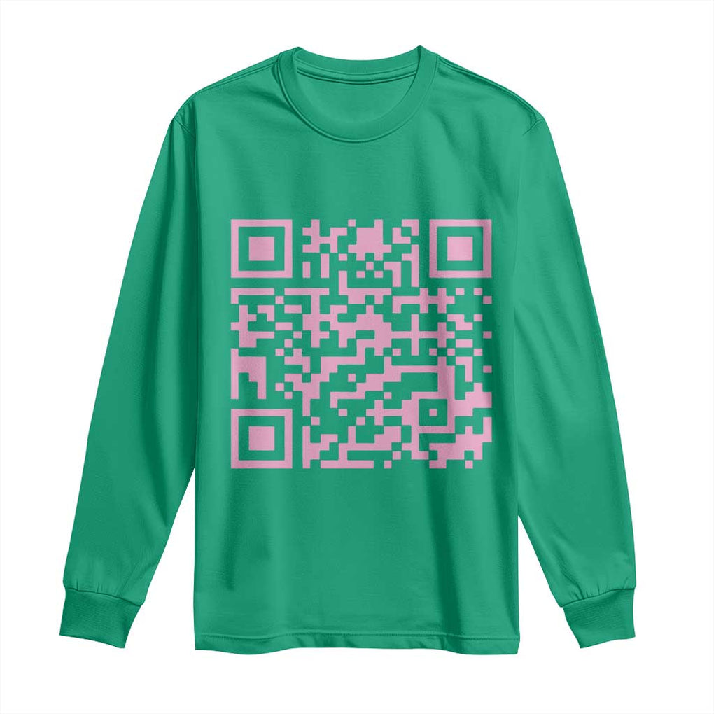 Funny Trump Dance Pink Long Sleeve Shirt President 45 47 Dancing Code TS02 Irish Green Print Your Wear