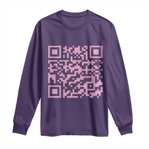 Funny Trump Dance Pink Long Sleeve Shirt President 45 47 Dancing Code TS02 Purple Print Your Wear
