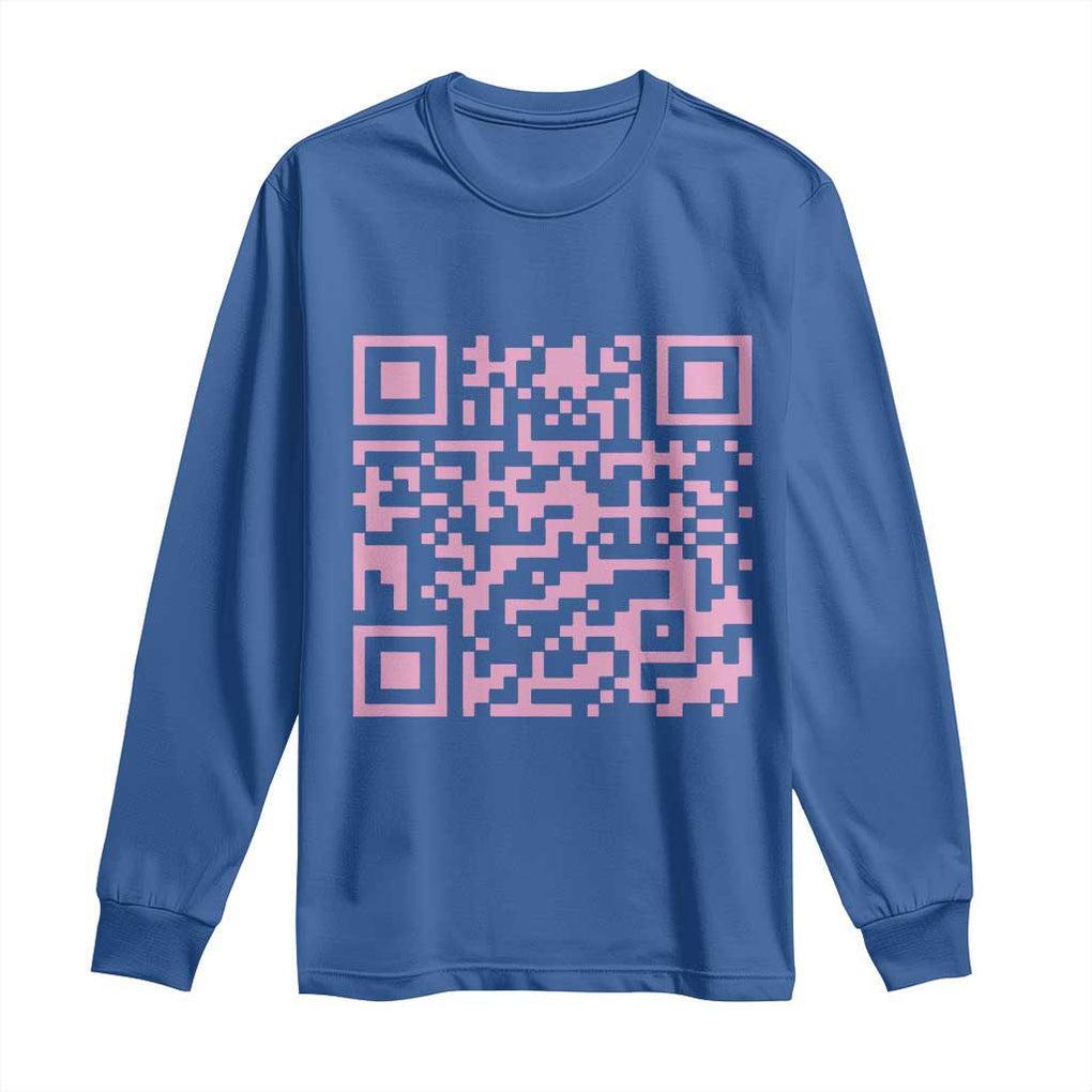 Funny Trump Dance Pink Long Sleeve Shirt President 45 47 Dancing Code TS02 Royal Blue Print Your Wear