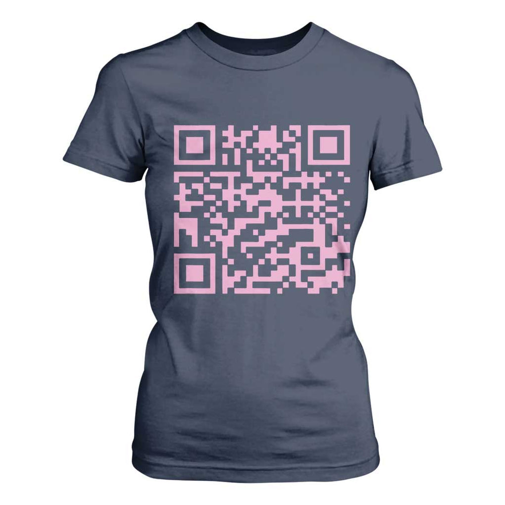 Funny Trump Dance Pink T Shirt For Women President 45 47 Dancing Code TS02 Navy Print Your Wear