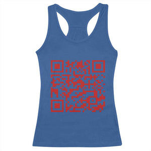 Funny Trump Dance Red Racerback Tank Top President 45 47 Dancing Code TS02 Royal Blue Print Your Wear