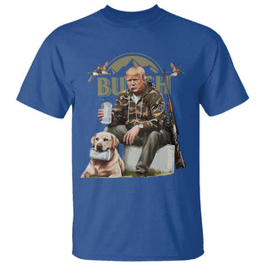 Trump Duck Hunting T Shirt Camouflage Old School TS02 Royal Blue Print Your Wear