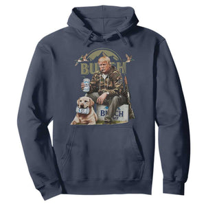 Funny Black Cat Hoodie Bruh Retro Cat Meme Graphic TS02 Navy Print Your Wear