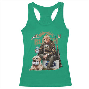 Funny Black Cat Racerback Tank Top Bruh Retro Cat Meme Graphic TS02 Irish Green Print Your Wear