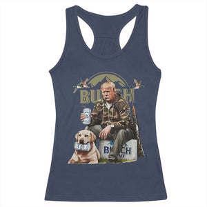 Funny Black Cat Racerback Tank Top Bruh Retro Cat Meme Graphic TS02 Navy Print Your Wear