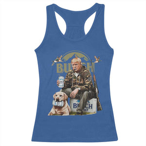 Funny Black Cat Racerback Tank Top Bruh Retro Cat Meme Graphic TS02 Royal Blue Print Your Wear