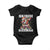 Funny Dabbing Santa Rizz Christmas Baby Onesie Skibidi Rizzmas Xmas Lights TS02 Black Print Your Wear