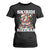 Funny Dabbing Santa Rizz Christmas T Shirt For Women Skibidi Rizzmas Xmas Lights TS02 Black Print Your Wear