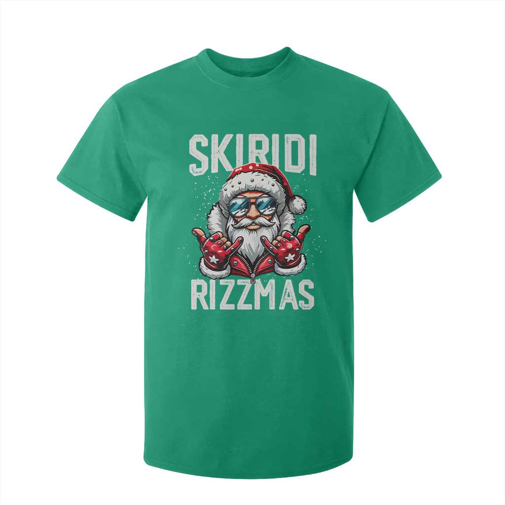 Christmas Bruh T Shirt For Kid Green Xmas Santa Hat Festive Vibe TS02 Irish Green Print Your Wear