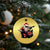 Funny Rock'n Roll Santa Claus Christmas Ornament Cool Drummer Festive Christmas TS02 Print Your Wear