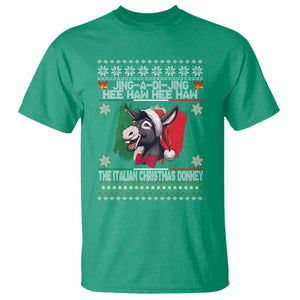 Italian Christmas Donkey T Shirt Funny Jing A Di Jing Hee Haw Italy Flag TS02 Irish Green Print Your Wear