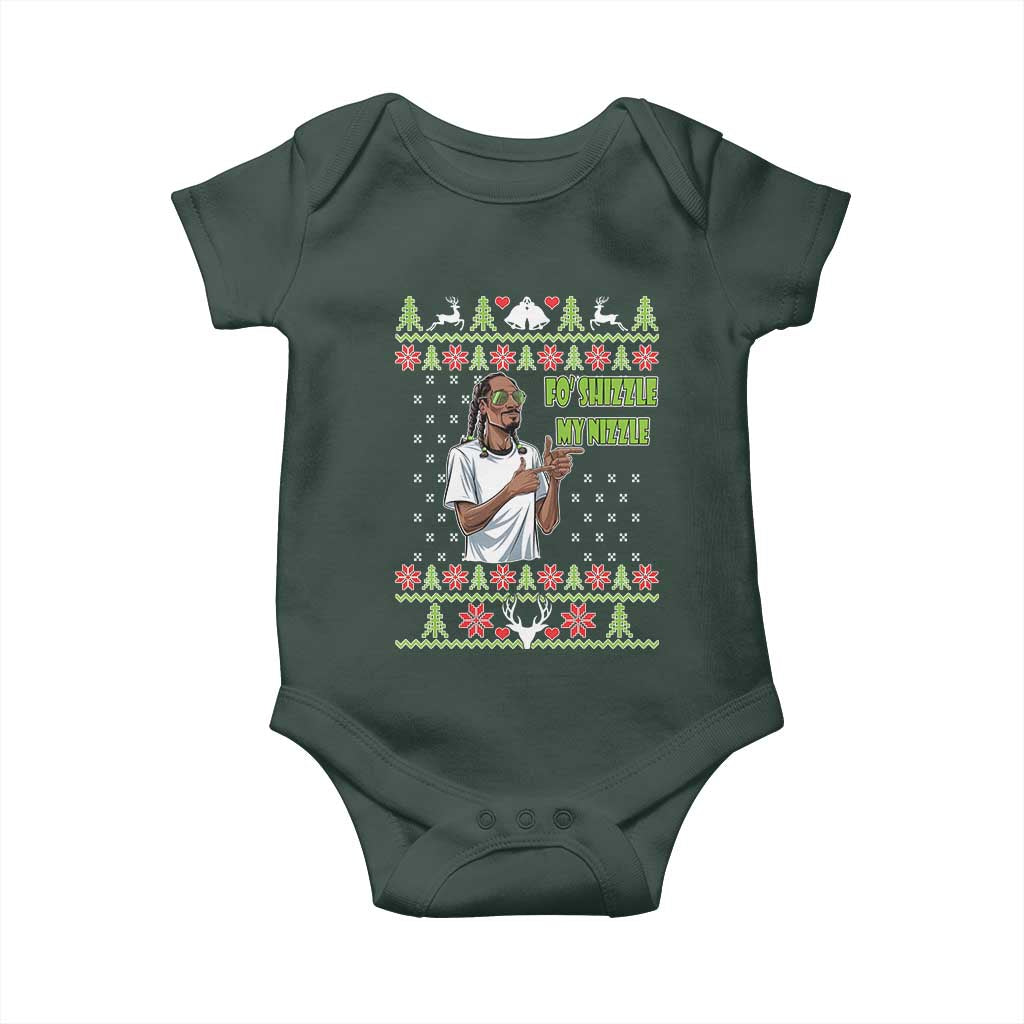 Funny Rapper Meme Christmas Baby Onesie Fo Shizzle My Nizzle TS02 Print Your Wear