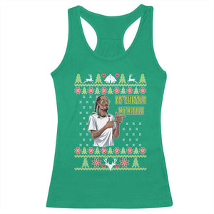 Funny Rapper Meme Christmas Racerback Tank Top Fo Shizzle My Nizzle TS02 Irish Green Print Your Wear