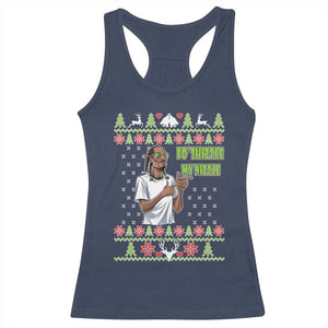 Funny Rapper Meme Christmas Racerback Tank Top Fo Shizzle My Nizzle TS02 Navy Print Your Wear