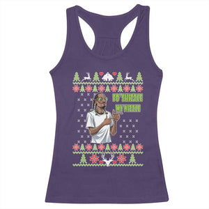 Funny Rapper Meme Christmas Racerback Tank Top Fo Shizzle My Nizzle TS02 Purple Print Your Wear