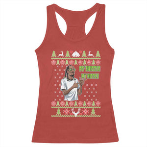 Funny Rapper Meme Christmas Racerback Tank Top Fo Shizzle My Nizzle TS02 Red Print Your Wear