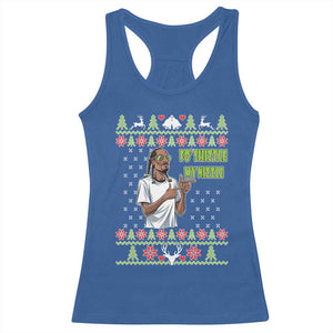 Funny Rapper Meme Christmas Racerback Tank Top Fo Shizzle My Nizzle TS02 Royal Blue Print Your Wear