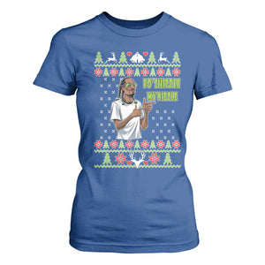 Funny Rapper Meme Christmas T Shirt For Women Fo Shizzle My Nizzle TS02 Royal Blue Print Your Wear