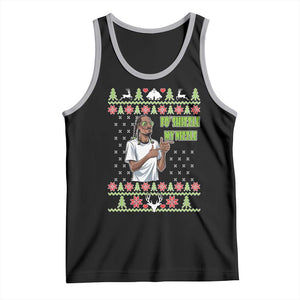 Funny Rapper Meme Christmas Tank Top Fo Shizzle My Nizzle TS02 Black Athletic Heather Print Your Wear
