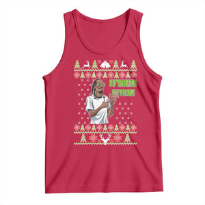 Funny Rapper Meme Christmas Tank Top Fo Shizzle My Nizzle TS02 Red Print Your Wear