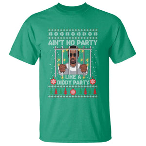 Funny Christmas Sarcastic Diddy T Shirt Aint No Party Like A Diddy Party TS02 Irish Green Print Your Wear