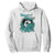 Cervical Cancer Warrior Hoodie Support Squad Survivor Fighter Teal Ribbon TS02 White Print Your Wear