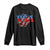 Basketball Long Sleeve Shirt USA Patriotic American Flag Stars and Stripes Team Sport Fan TS02 Black Print Your Wear