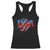 Basketball Racerback Tank Top USA Patriotic American Flag Stars and Stripes Team Sport Fan TS02 Black Print Your Wear
