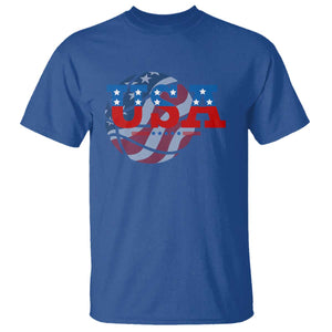 Basketball T Shirt USA Patriotic American Flag Stars and Stripes Team Sport Fan TS02 Royal Blue Print Your Wear