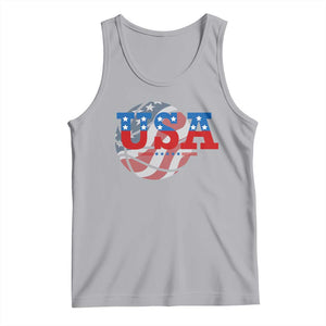 Basketball Tank Top USA Patriotic American Flag Stars and Stripes Team Sport Fan TS02 Athletic Heather Print Your Wear