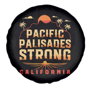 Pacific Palisades Strong Spare Tire Cover Support California LA Relief TS02 Print Your Wear