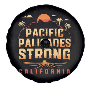 Pacific Palisades Strong Spare Tire Cover Support California LA Relief TS02 Print Your Wear