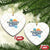 Palisades Strong Ceramic Ornament Support California LA Relief TS02 Print Your Wear