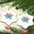Palisades Strong Ceramic Ornament Support California LA Relief TS02 Print Your Wear