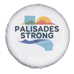Palisades Strong Spare Tire Cover Support California LA Relief TS02 Print Your Wear