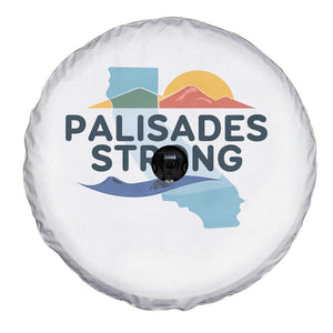 Palisades Strong Spare Tire Cover Support California LA Relief TS02 Print Your Wear