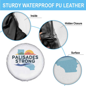 Palisades Strong Spare Tire Cover Support California LA Relief TS02 Print Your Wear