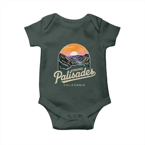 Palisades Strong Baby Onesie Support California LA Relief Vintage TS02 Print Your Wear